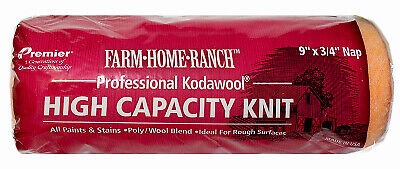 Premier FHR00153 Paint Roller Cover, 3/4 in Thick Nap, 9 in L, Polyester Cover - Picture 1 of 2