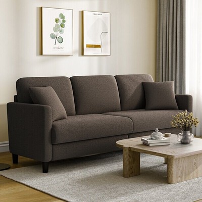 3-Sitzer Teddy Sofa Couch Love Seat Sofa Couch Lounge Armrest Wohnzimmer 210cm