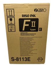 RISOGRAPH S-8113E Original Black Ink S-F-Type/Z-Type/EZ-Type 1,000ML X 2
