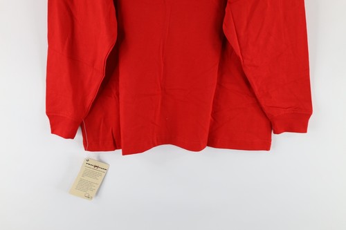 NOS Vtg Phat Farm Boys Large Spell Out Hip Hop Long Sleeve T-Shirt Red Cotton - Picture 10 of 11