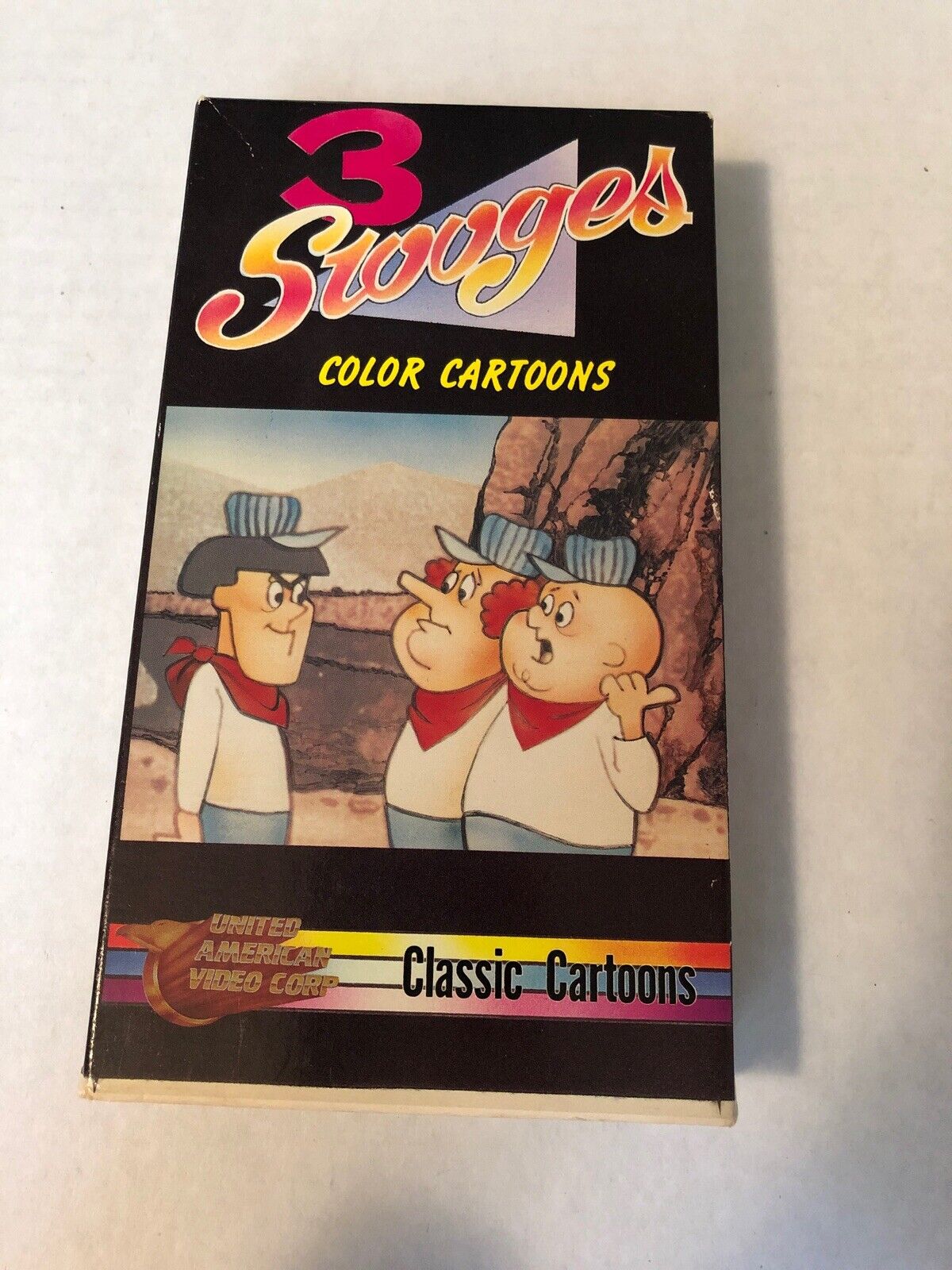 The Three Stooges In Crime Time Very Rare VHS Cartoon Animated 80s