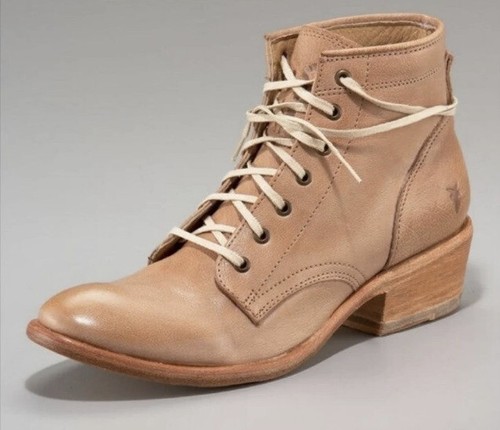 Frye Carson Lace Up boots 7.5M Taupe | eBay
