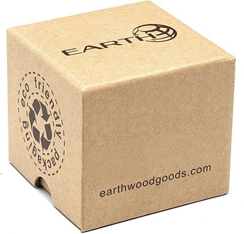Earth Wood Blue Ridge Quartz Zebra Wood Band Unisex Watch ETHEW5805 - Picture 4 of 6