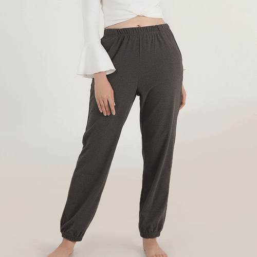 Womens Soft Pajama Pants Elastic Waist Lounge Yoga Lightweight Long Pj Bottoms - Picture 27 of 27