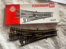 Fleischmann 6057 Dreiwegweiche, H0 Modellgleis  TOP + OVP