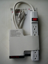 Radio Shack 6 Grounded Outlets Power Strip-4 Foot 61-2159