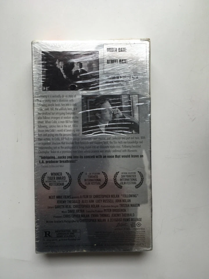 Following (VHS, 2001) - Image 2 of 4