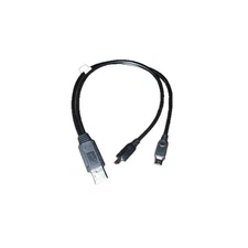 USB 2.0 Male To Male Dual Micro USB Splitter Y Charging Data Cable