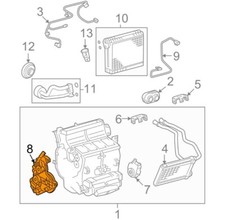 Genuine OEM HVAC Air Inlet Door Actuator For Toyota Tundra 2007-2020