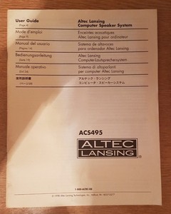 altec lansing acs 495