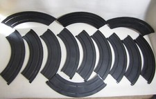 13 Vintage Tyco Slot Car Track 9  1/4 Circle Curved Track 5749 5749-1 READ