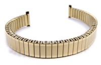 Minott Flex Band Ersatzband Uhrenarmband Edelstahl Zugband Goldfarben 12Mm 21080