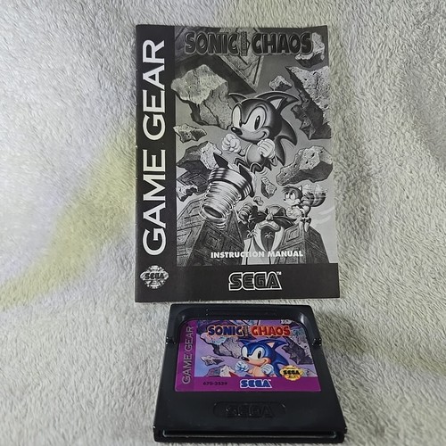 Sonic Chaos mit Handbuch Sega Game Gear getestet original - Bild 1 von 5
