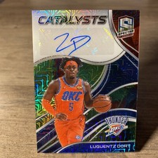 2020-21 Panini Spectra Catalysts Signatures Meta Prizm /25 Luguentz Dort #CS-LGD