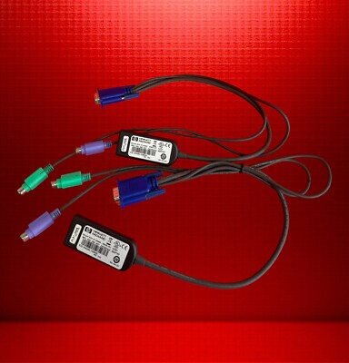 Lot of 2 HP 396632-001 (520-290-507) KVM Interface Adapter