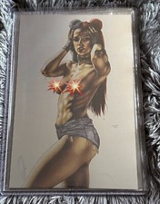 S Valverde Gaslighters Harley Quinn Cosplay Nightmare VIRGIN METAL- Signed COA
