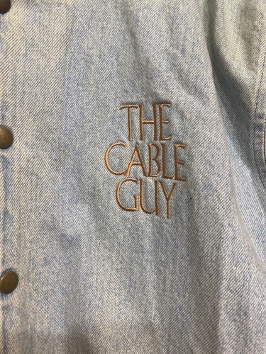 Vintage The Cable Guy Movie Promo Jacket Denim Jim
