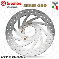 Paar 2 Bremsscheiben Vorne Brembo 68B407B0 Aprilia Sportcity Cube 300 2011