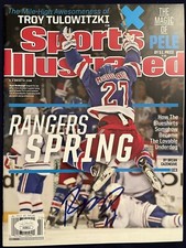 2014 Jun Sports Illustrated Ryan McDonagh Signed Autograph New York Rangers JSA