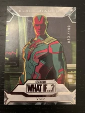 2023 upper deck marvel what if Black Diamond Vision