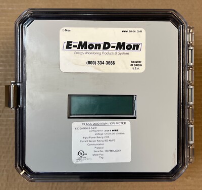 E-MON D-MON E20-208400-R-D-KIT 120/208/240V 50/60HZ 400A E20208400RDKIT