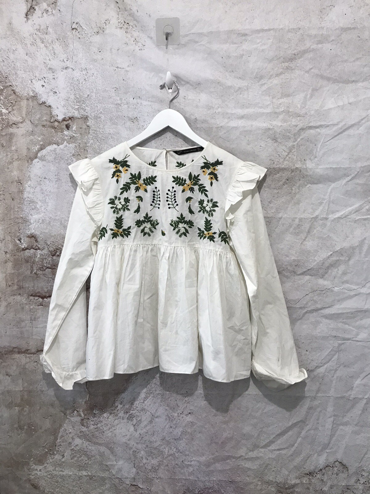 Zara trafaluc peplum top Gem