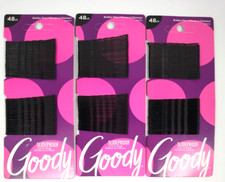 Lot of 3 Goody Ouchless Bobby Pin Crimped Black, 2 In. 48 Count ea 144 Total
