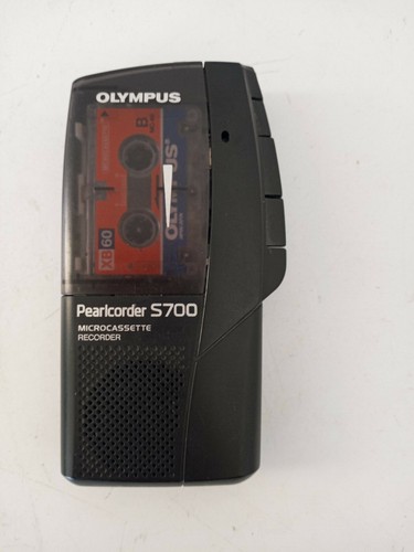 Olympus Pearlcorder S700 Handkassette Sprachrekorder schwarz NUR TEILE
