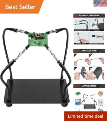 Helping Hands Soldering Station Third Hand Soldering Tool 4 Flexible Arms Help