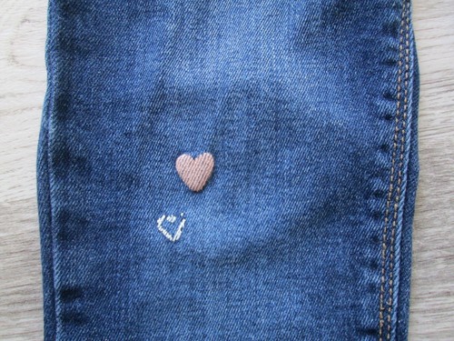 ❤ Old Navy Girls Meow Jeans Pants 4 4T denim adjustable waist boyfriend - Picture 8 of 24