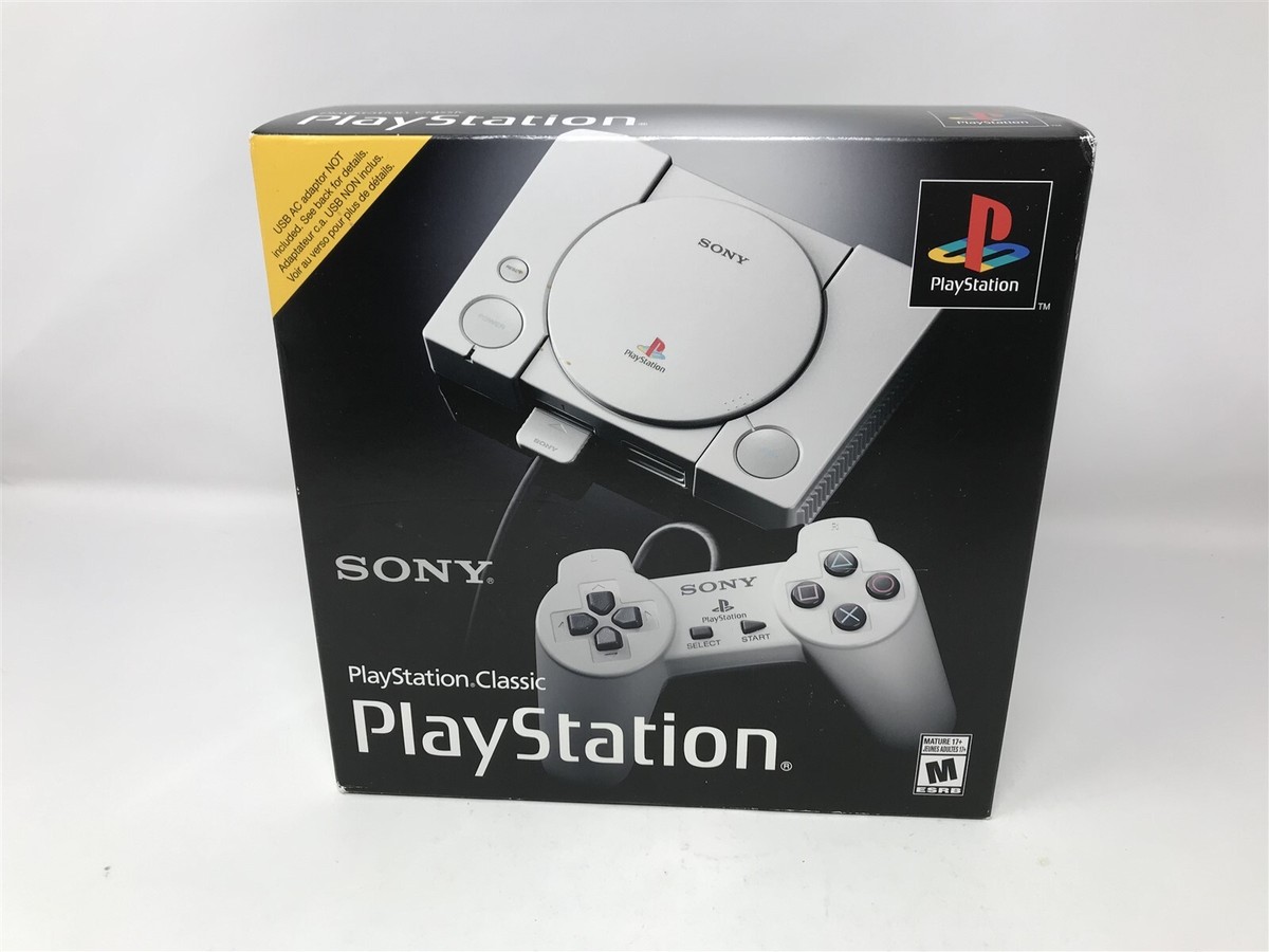 Sony Playstation Classic Gray Mini Console -- (Brand New, Unopened
