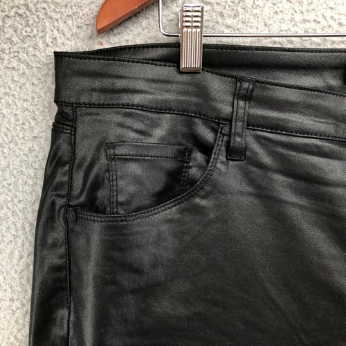 Kut From The Kloth Ana High Rise Fab Ab Flare Pants Womens 22 Plus Black Coated - Picture 4 of 18