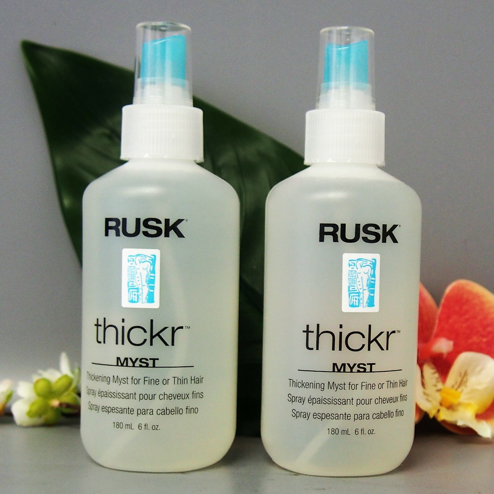 *1209*  (Pack of 2) Rusk Thickr Myst Thickening Hair Spray 6oz/180ml