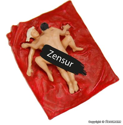Viessmann H0 1501 Sexy Couple On Blanket, Moving