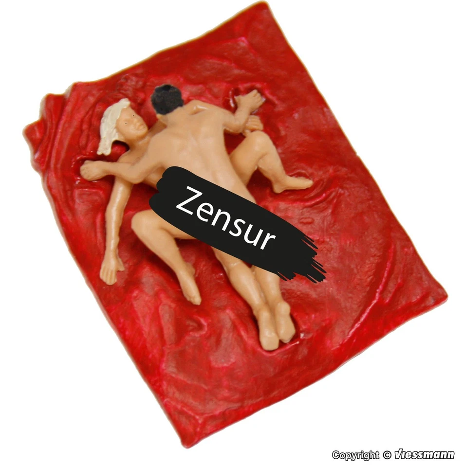 Viessmann H0 1501 Sexy Liebespaar auf Decke, bewegt