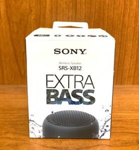 Sony SRS-XB12 Waterproof Extra-Bass Portable Wireless Bluetooth Speaker - Black