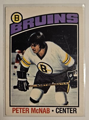 1976-77 O-Pee-Chee Peter McNab Boston Bruins