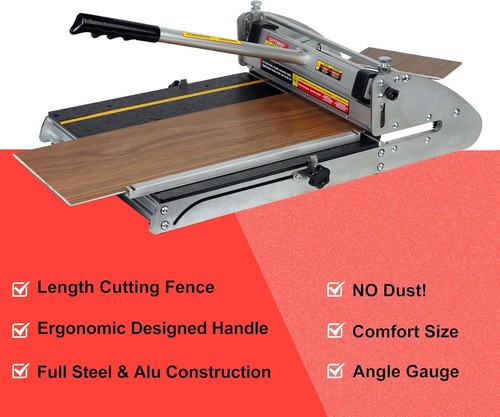 Cortador de piso de vinilo 360 ° de 13 pulgadas para VCT, LVT, PVC, tablón de núcleo rígido de piso de goma - Imagen 3 de 10