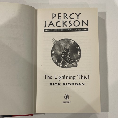 PERCY JACKSON: THE LIGHTNING THIEF - Rick Riordan - 1st/1st UK HB - Rare - Picture 10 of 16