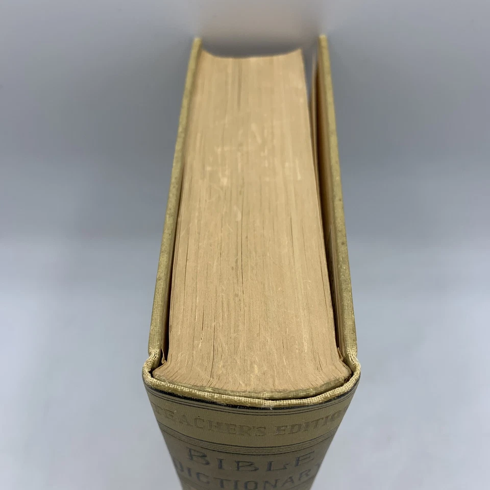 1884 Teacher’s Edition Bible Dictionary by WM. Smith Illustrations & Color Maps Foto 3 de 4