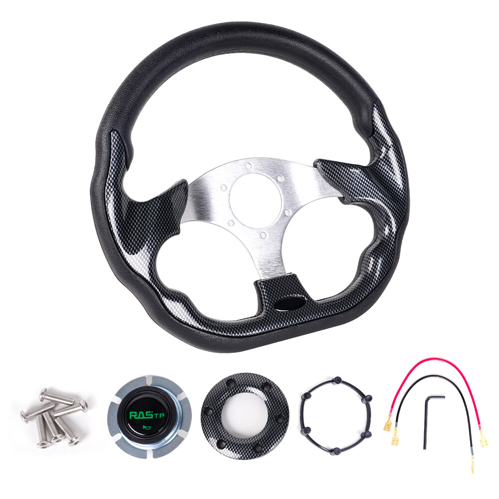 12.5"/320MM Golf Cart Steering Wheel for EZGO Club Car Yamaha Parts Accessories
