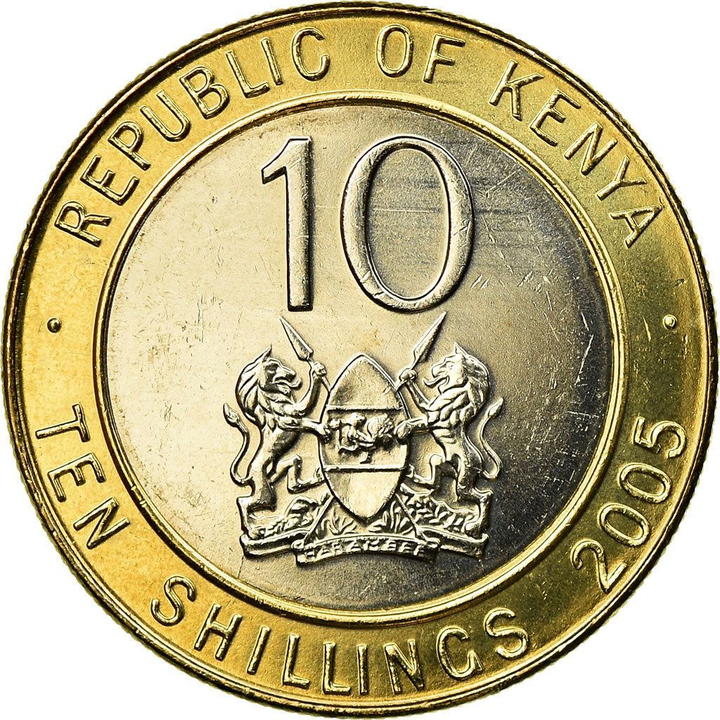 Kenya 10 Shillings | Mzee Jomo Kenyatta Coin KM35.1 2005 - 2009 | eBay