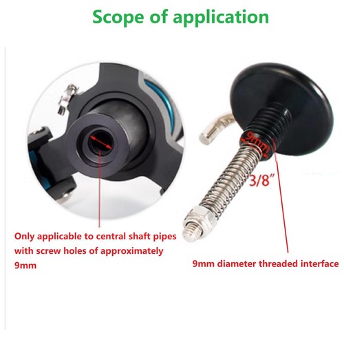 Stainless steel 3/8 interface Tripod Center Tripod Hook For Camera Tripod D - Picture 8 of 10