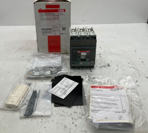 NEW ABB TMAX XT2NU3100EFF000XXX CIRCUIT BREAKER 100A 3P 480-600V EKIP LS/I - Picture 3 of 12