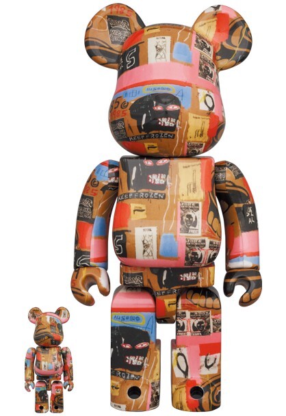 BE@RBRICK × Andy Warhol × JEAN-MICHEL BASQUIAT #2 400% & 100 BE@RBRICK × Andy Warhol × JEAN-MICHEL BASQUIAT #2 400% & 100