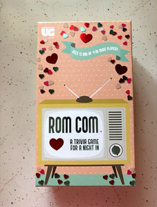 University Games Rom Com Romantic Comedies Trivia Game 4+ Players Ages 12+ Team