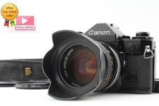  N MINT w/ Hood  Canon A-1 Black SLR film Camera FD 50mm F/1.4 SSC S.S.C JAPAN