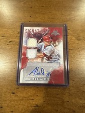 2017 Panini Diamond Kings Aledmys Diaz Dual Patch Auto St. Louis Cardinals /299