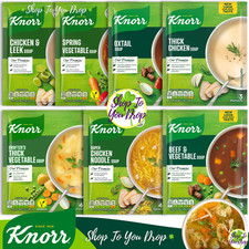 KNORR SOUP MIX PACKETS SERVES 3/4 Cooking Spring Vegetable Chicken Leek Noodle🥕