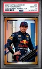 2021 TOPPS CHROME FORMULA 1 #55 MAX VERSTAPPEN GOLD PURPLE REFRACTOR PSA 10 GEM